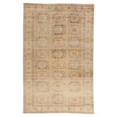 1960's Turkish Sivas Rug with Modern Rustic Style