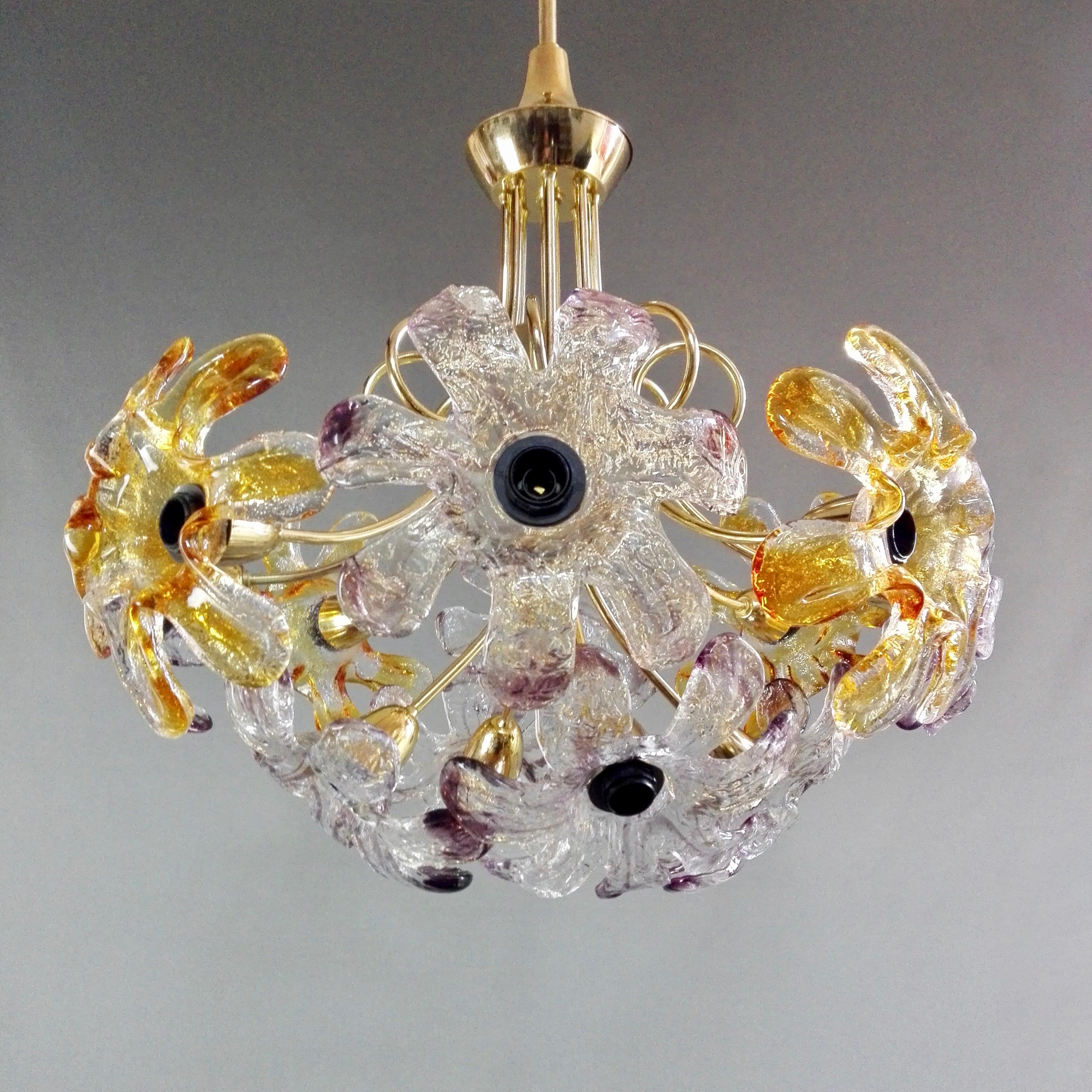 flower shaped chandelier