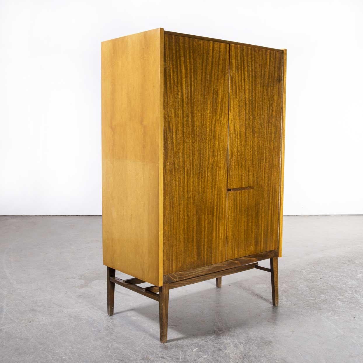 Czech 1960's Two Door Large Mid Century Cabinet - Up Zavody For Sale
