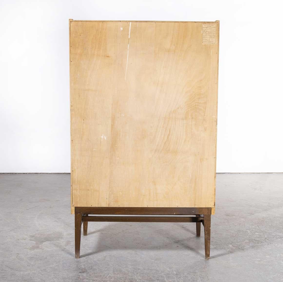 Birch 1960's Two Door Large Mid Century Cabinet - Up Zavody For Sale