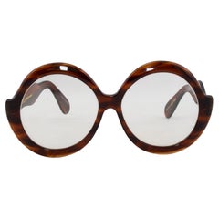 1960s Ultra Designs by Brandy Oversized Round Glasses 