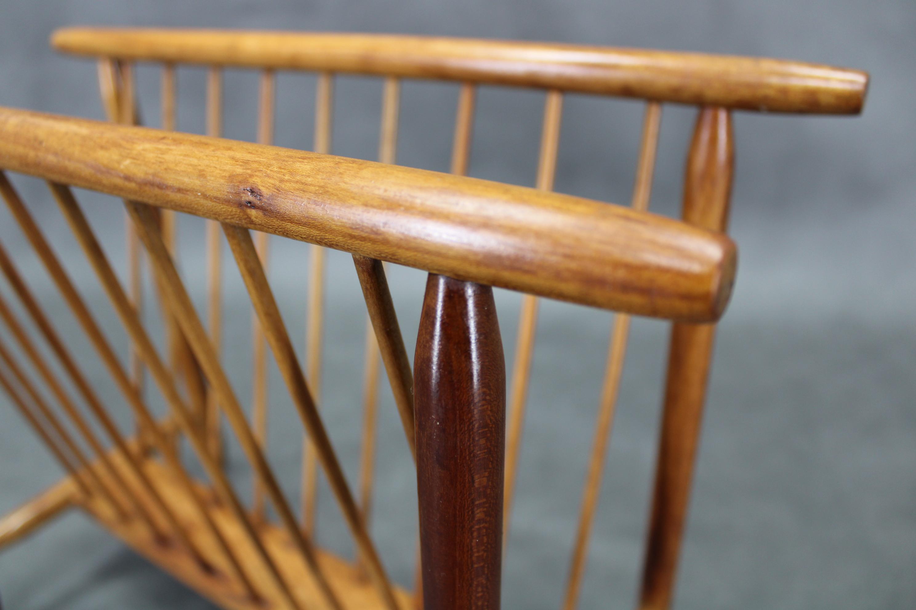 1960s ULUV Solid Beech Magazine Stand, Czechoslovakia For Sale 4