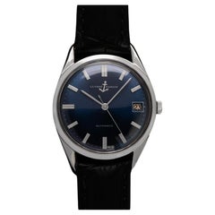 1960's Ulysse Nardin Vintage Herren Automatik Bombe Lug Uhr - Edelstahl