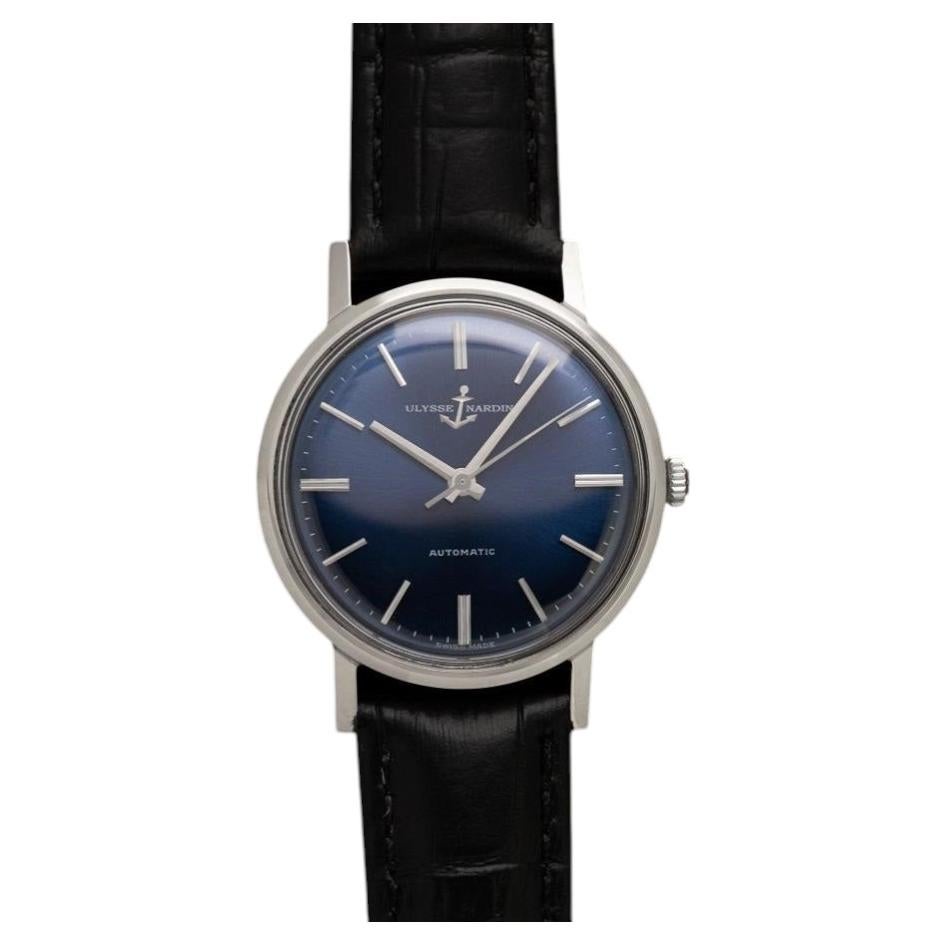 1960's Ulysse Nardin Vintage Mens Automatic Full Size Watch - Stainless Steel