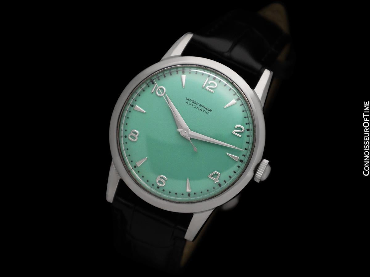 Reloj automático Ulysse Nardin Vintage 1960 para caballero - Acero inoxidable en Excelente Estado en Suwanee, GA
