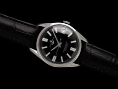 1960's Ulysse Nardin Vintage Mens Full Size Bombé Lug Chronometer Watch - SS