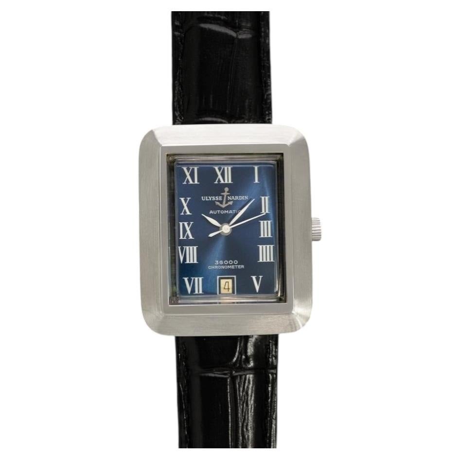 Pre-owned Ulysse Nardin 1960's  Vintage Mens Large 36000 Bph Chronometer Watch - Ss In Multi