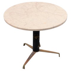 1960’s Unique Italian Modern marble side table