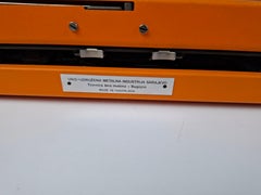 1960s UNIS Portable Typewriter in Orange, Yugoslav Mid-Century Design