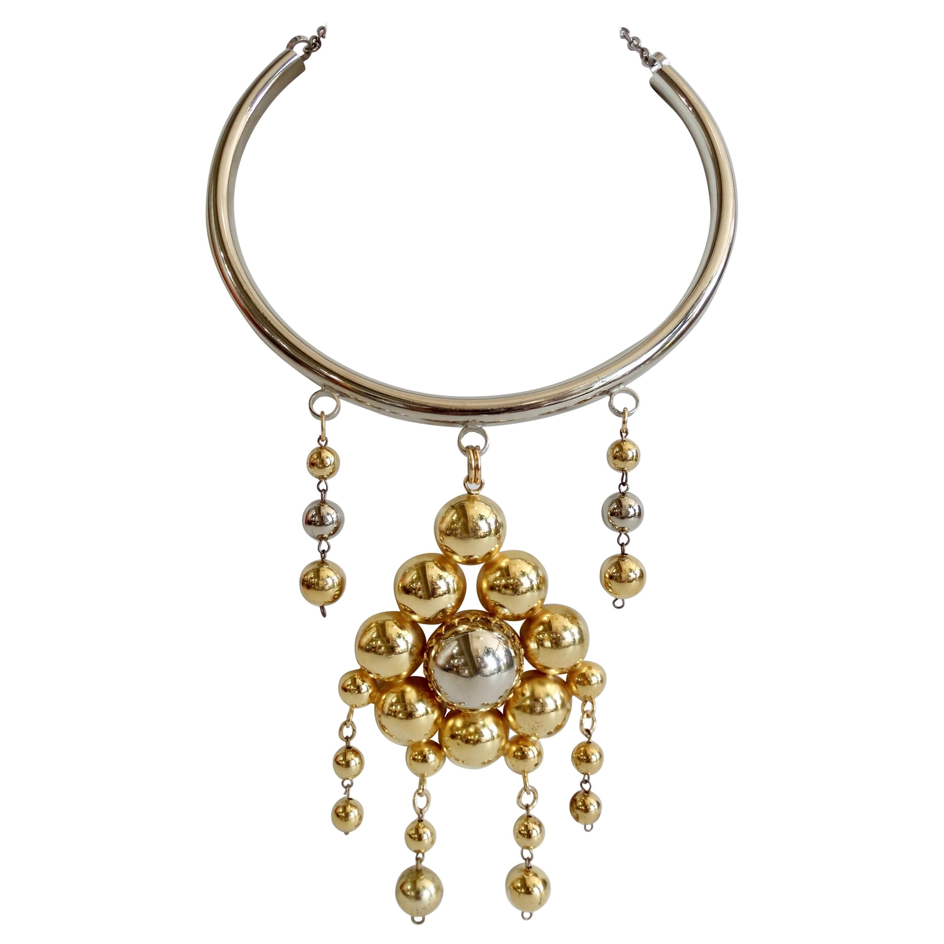 Alessi Stainless Steel Fiato Sul Collo Necklace at 1stDibs alessi