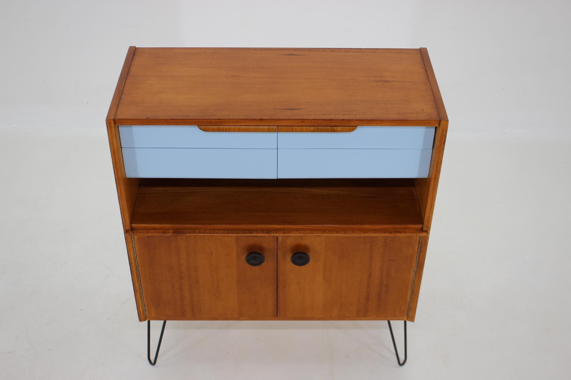 Lacquered 1960s Upcycled Cabinet, Czechoslovakia