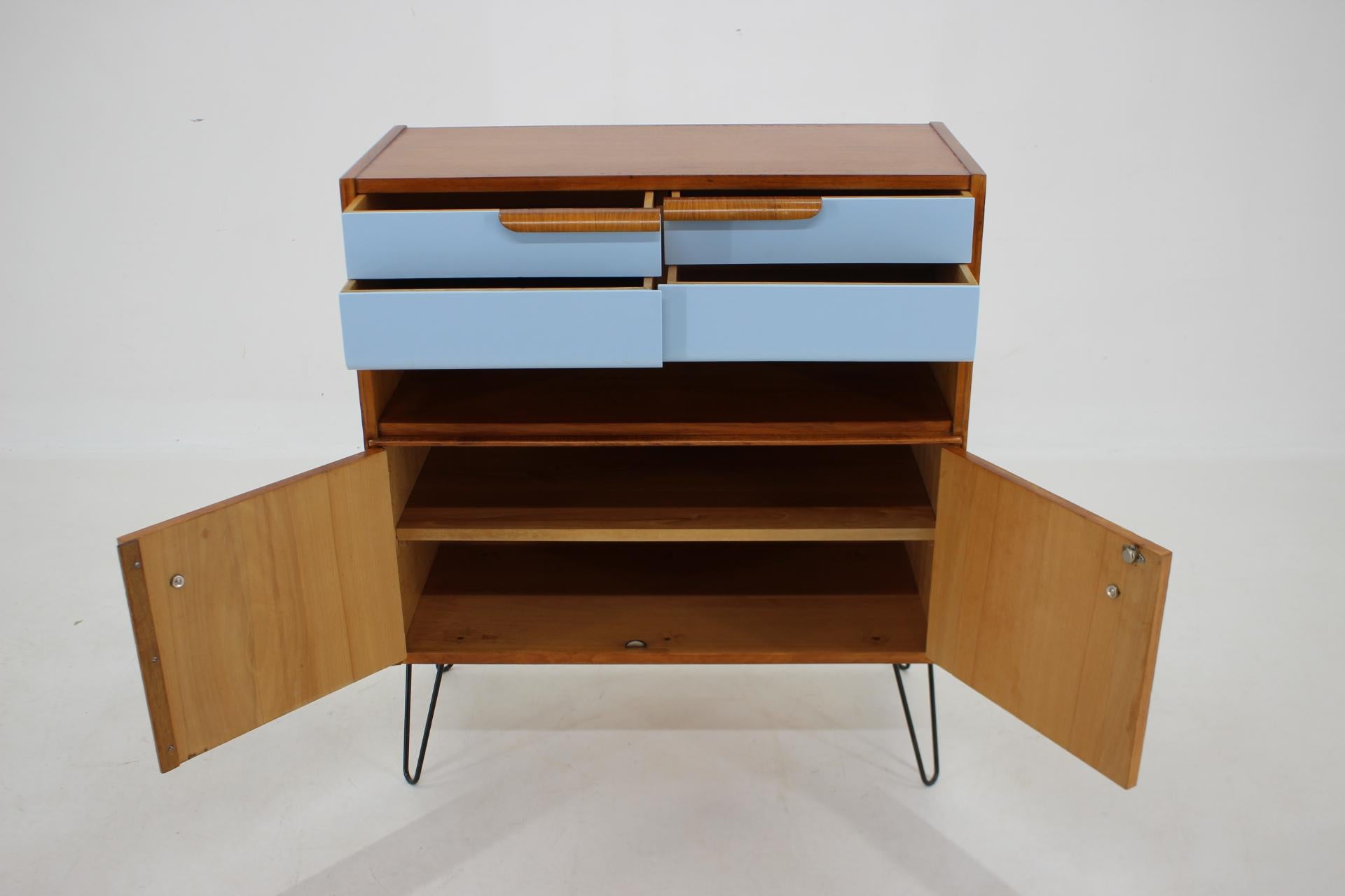 1960s Upcycled Cabinet, Czechoslovakia In Good Condition For Sale In Praha, CZ