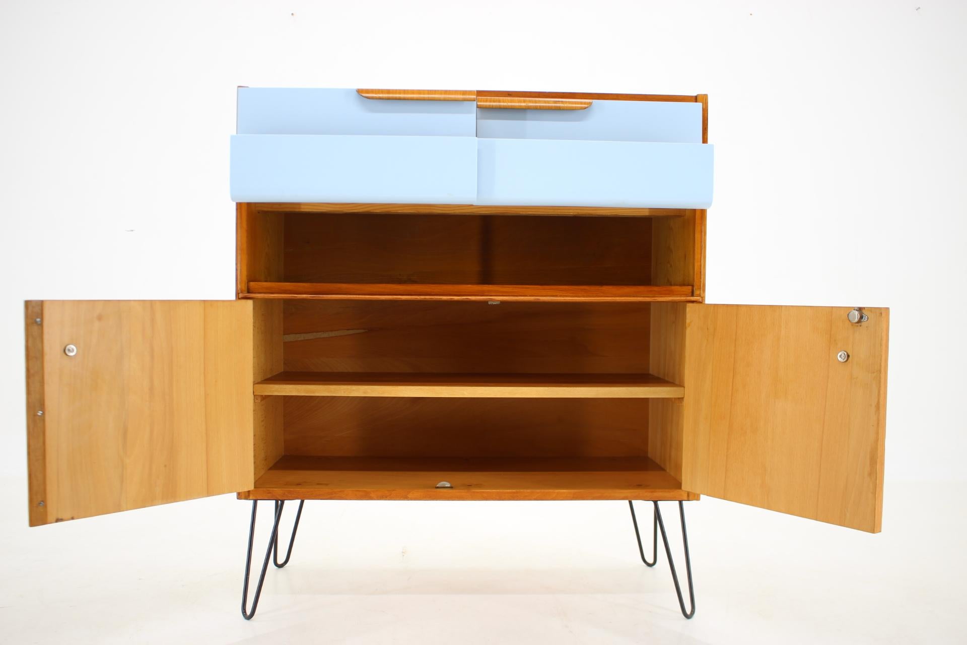 Mid-20th Century 1960s Upcycled Cabinet, Czechoslovakia For Sale