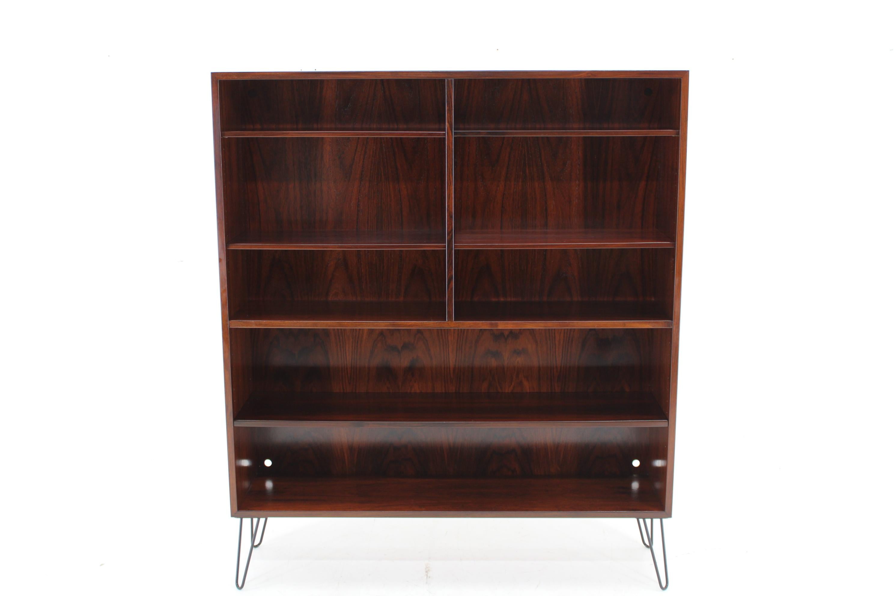 Mid-Century Modern 1960s Upcycled Palisander Bookcase, Denmark For Sale