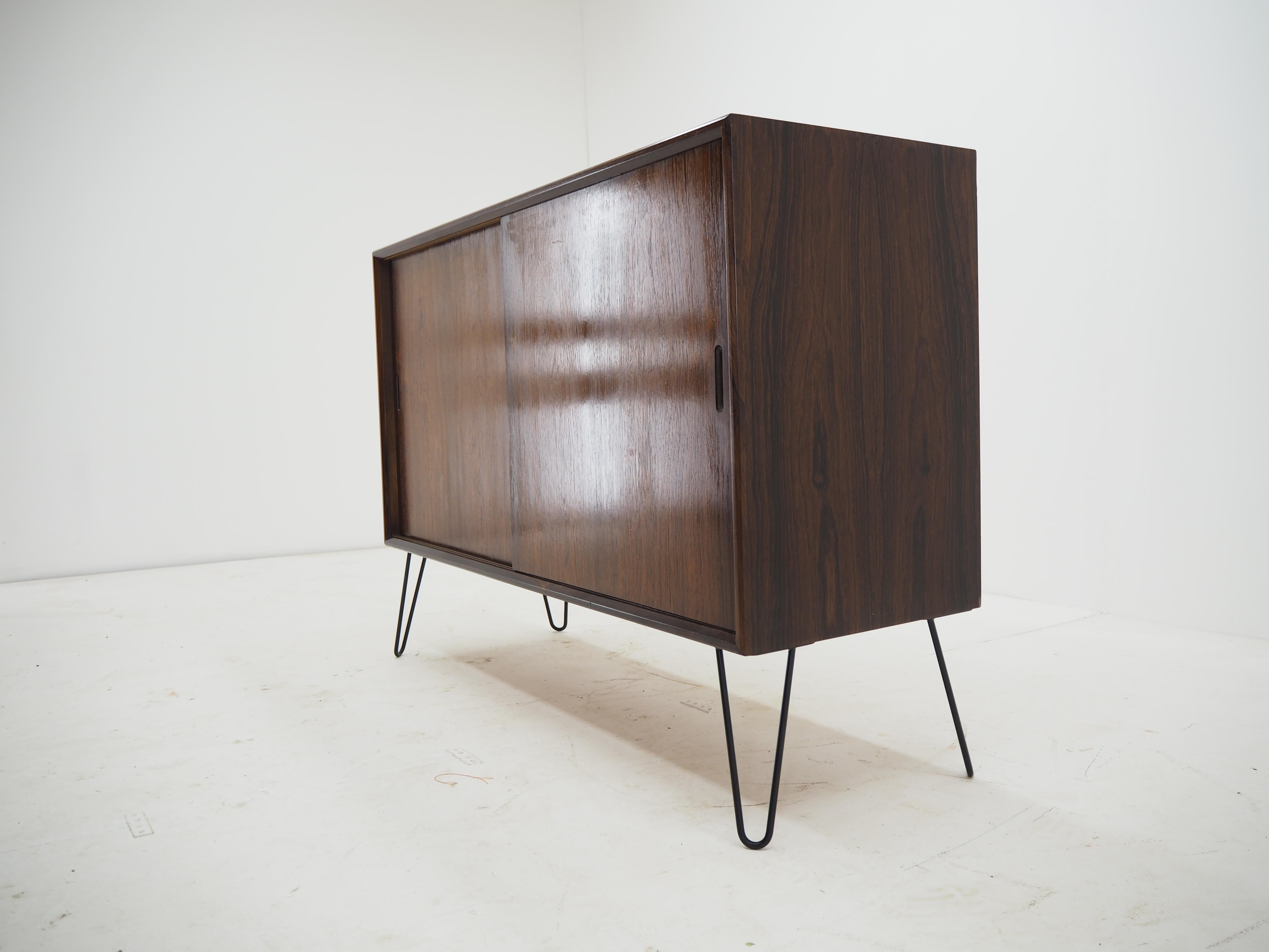 Mid-Century Modern 1960s Upcycled Palisander Cabinet, Denmark For Sale