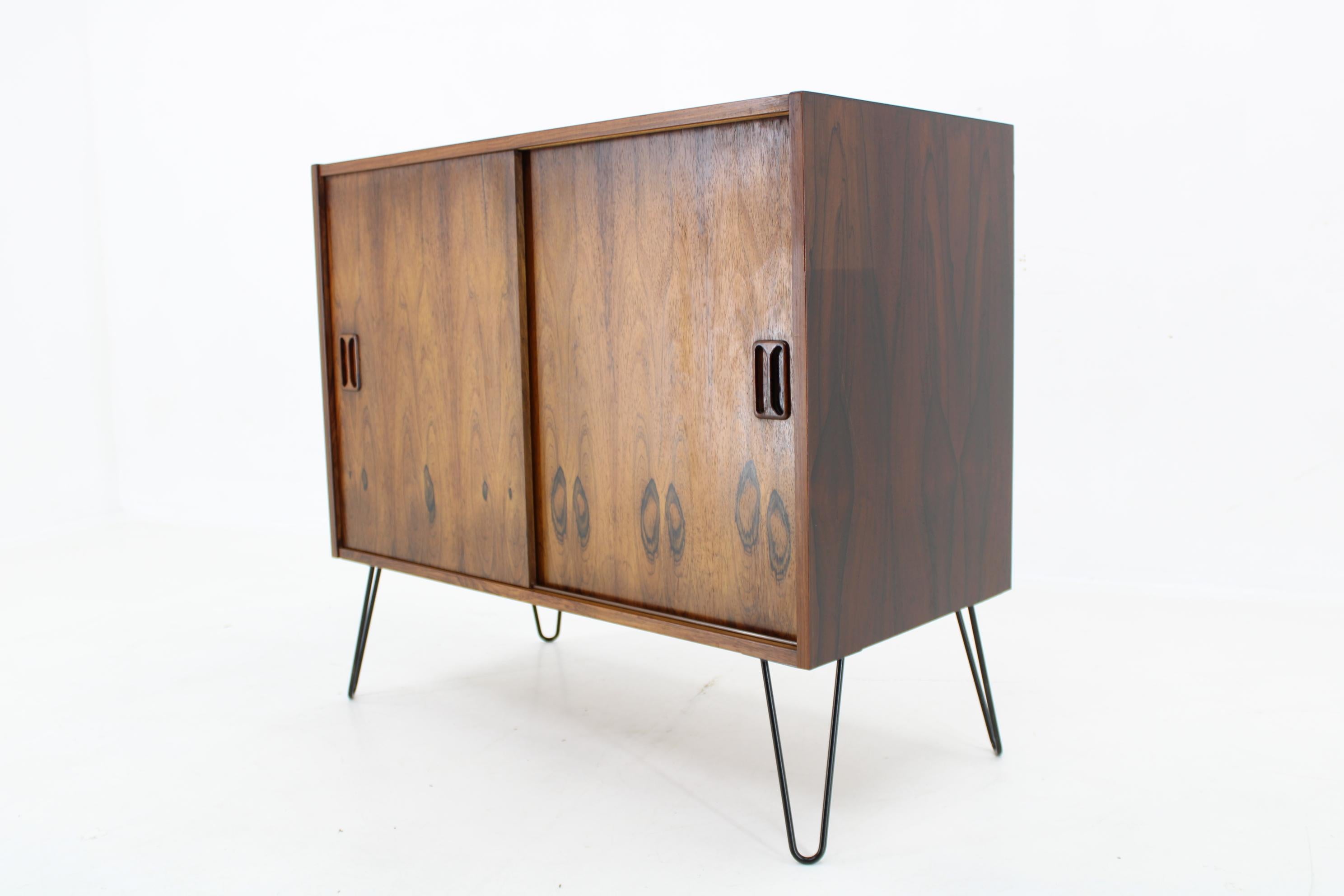 Mid-20th Century 1960s Upcycled Palisander Cabinet, Denmark For Sale