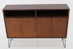 1960er Upcycelter Palisander-Schrank mit Bar, Dänemark