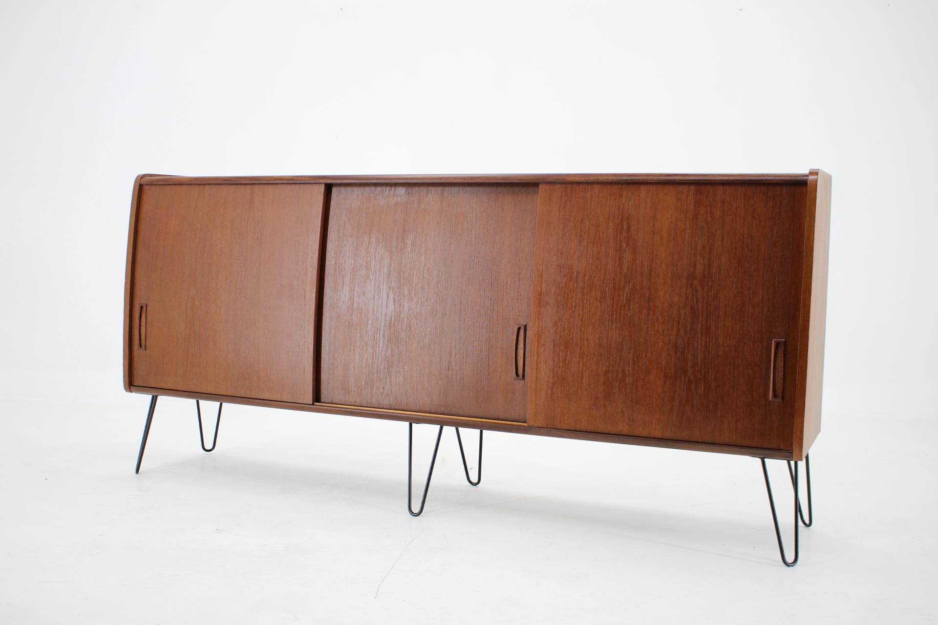 Danish 1960s Upcycled Teak Cabinet, Denmark For Sale