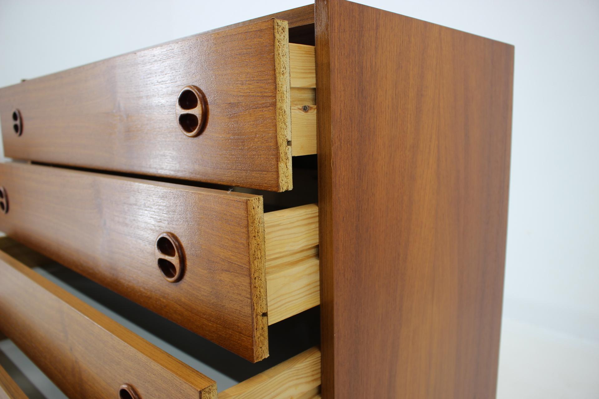 1960s Upcycled Teak Chest of Drawers, Denmark In Good Condition In Praha, CZ