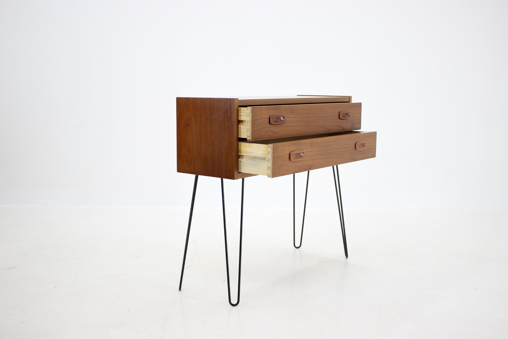 Mid-20th Century 1960s Upcycled Teak Chest of Drawers, Denmark