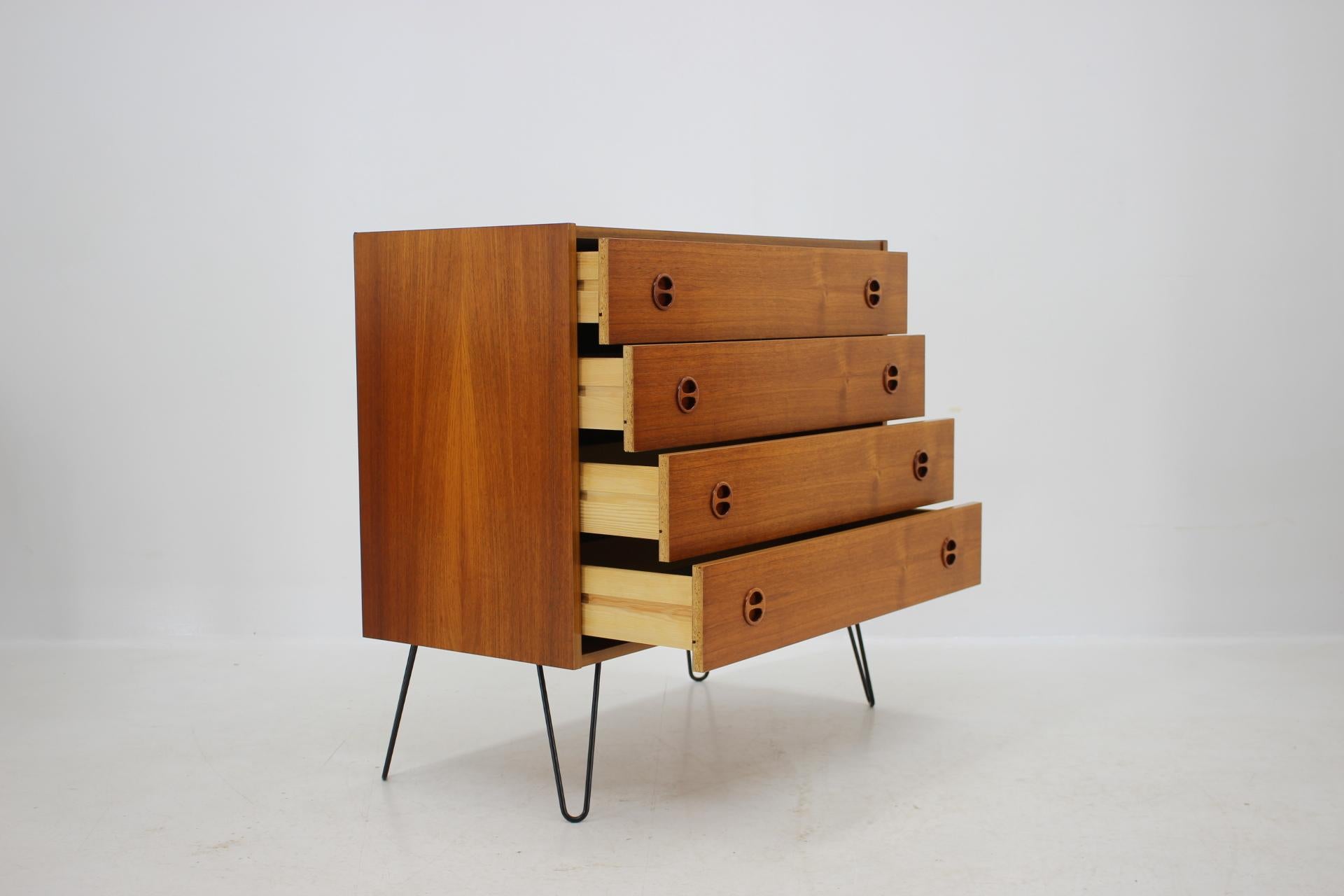 Mid-20th Century 1960s Upcycled Teak Chest of Drawers, Denmark