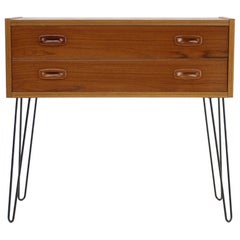 Retro 1960s Upcycled Teak Chest of Drawers, Denmark