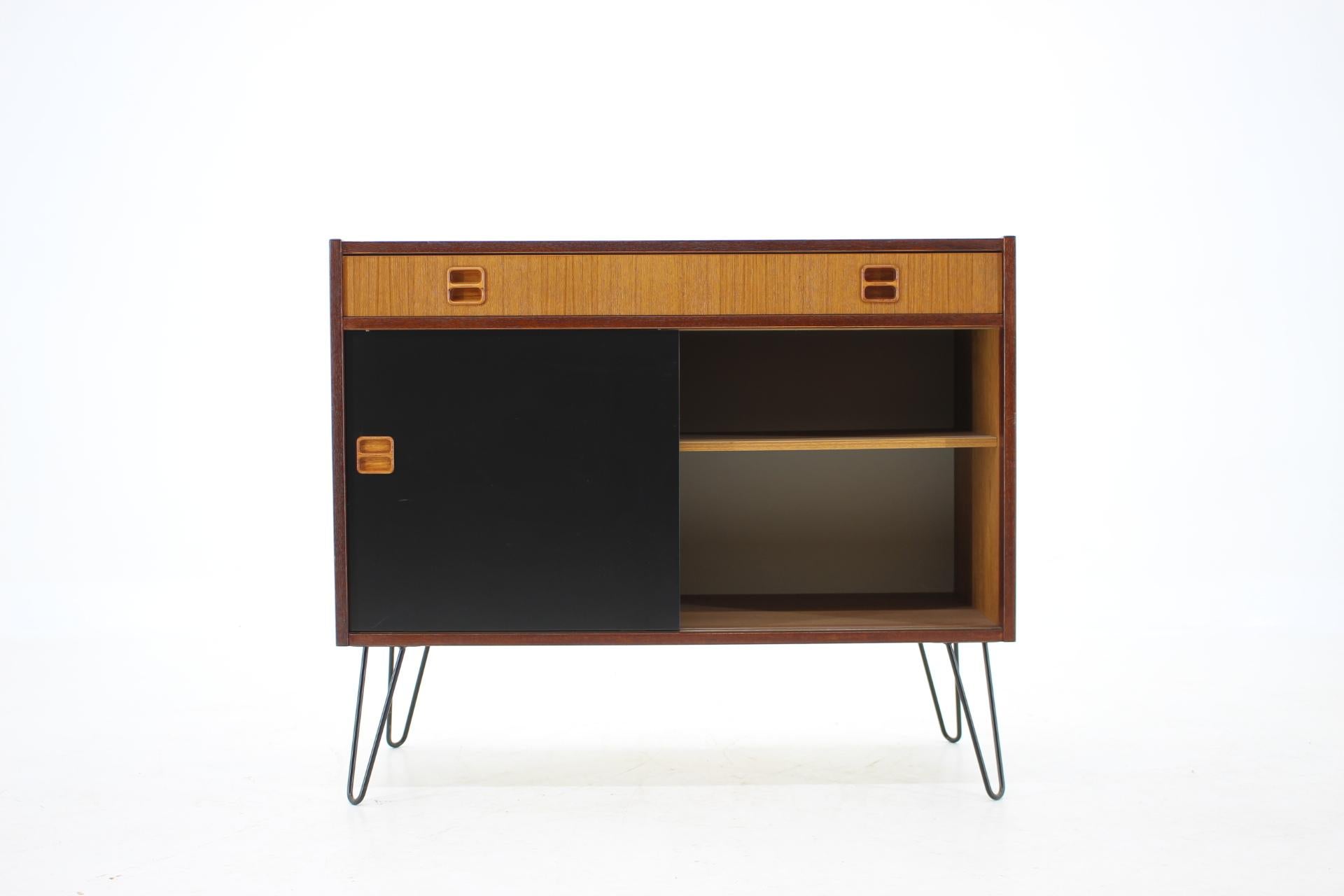 Lacquered 1960s Upcycled Teak Sideboard, Denmark