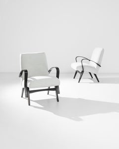 1960s Upholstered Armchairs by F. Jirak for Tatra, a Pair