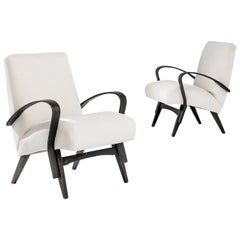 1960s Upholstered Armchairs by F. Jirák for Tatra, a Pair