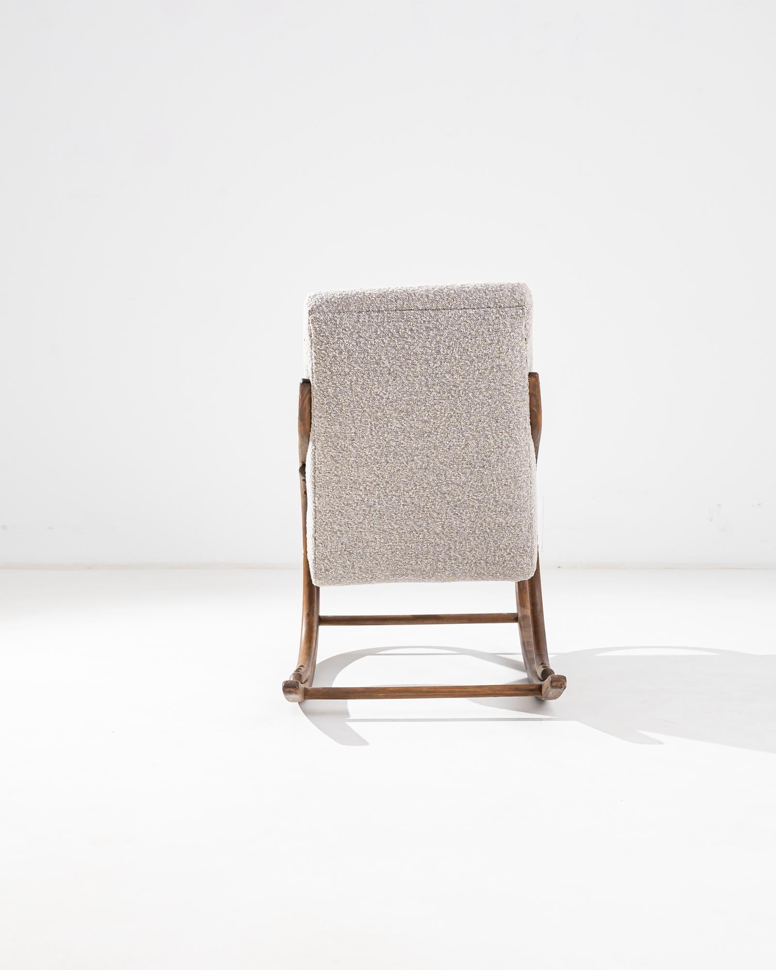 Rocking Chair en bentwood tapissé des années 1960 par TON en vente 5