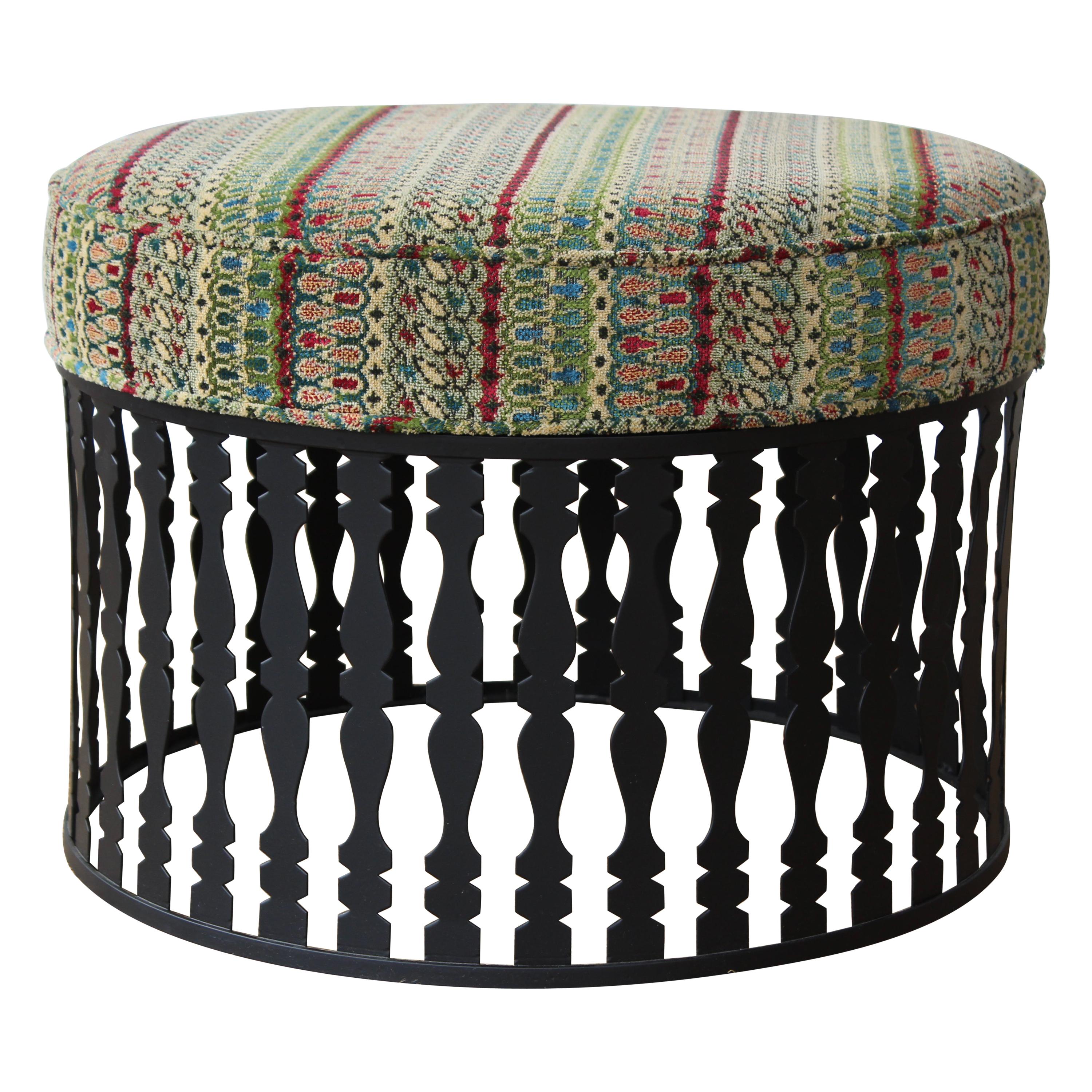 1960s Upholstered Ottoman
