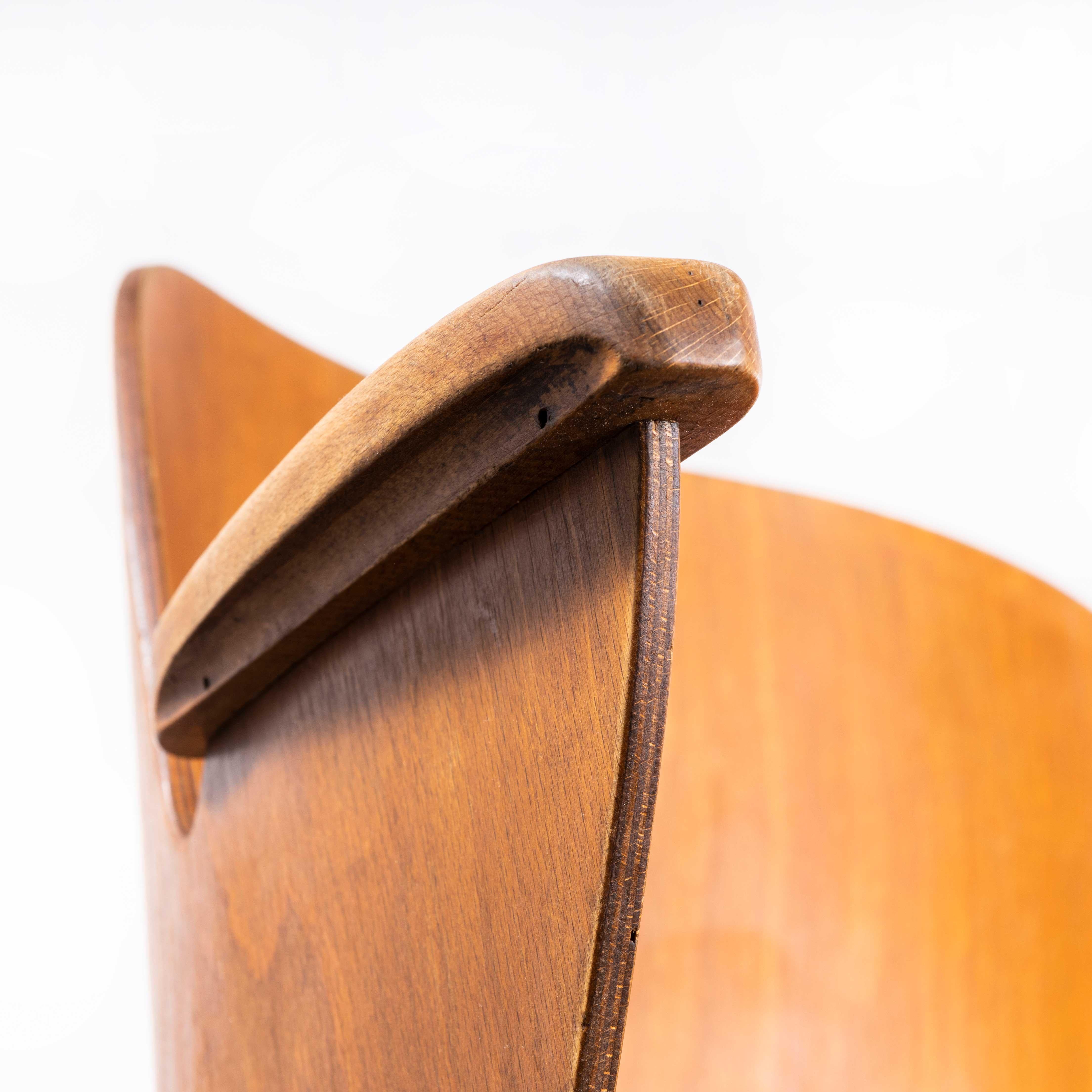 1960's Upholstered Side - Arm Chair - Oswald Haerdtl For Sale 5