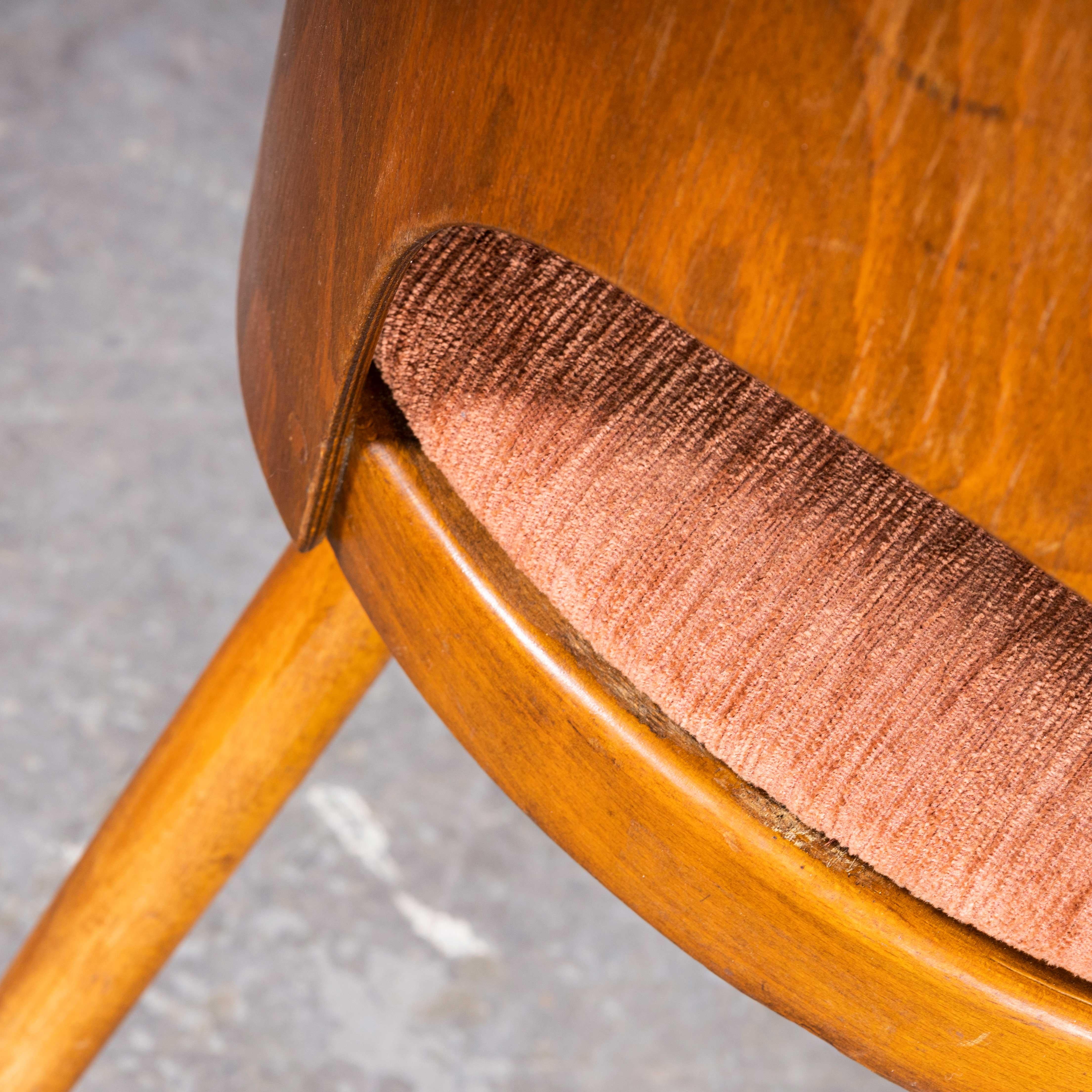 1960's Upholstered Side - Arm Chair - Oswald Haerdtl For Sale 2