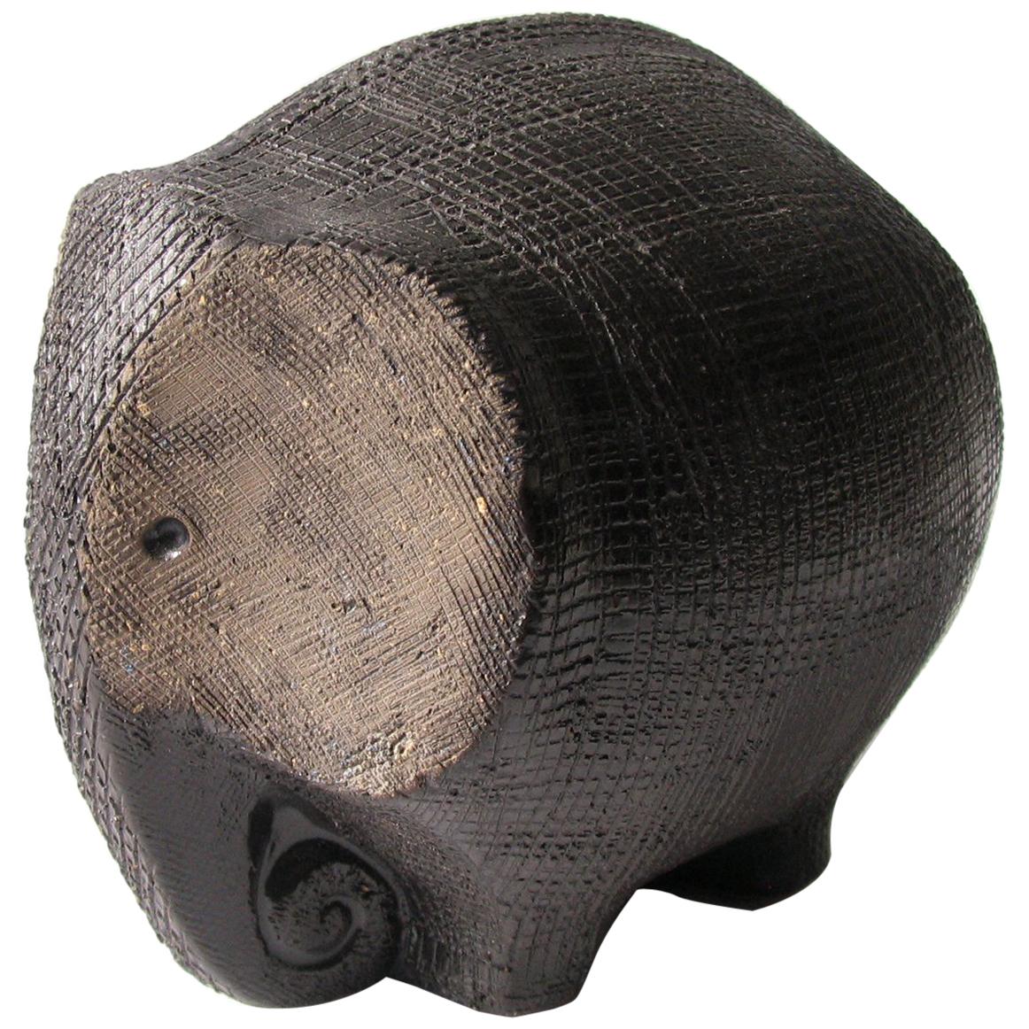 1960s Upsala Ekeby Swedish Ceramic Elephant