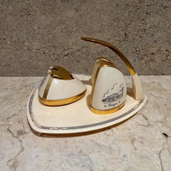 1960s USSR Salt Pepper Shaker Set Soviet Riga