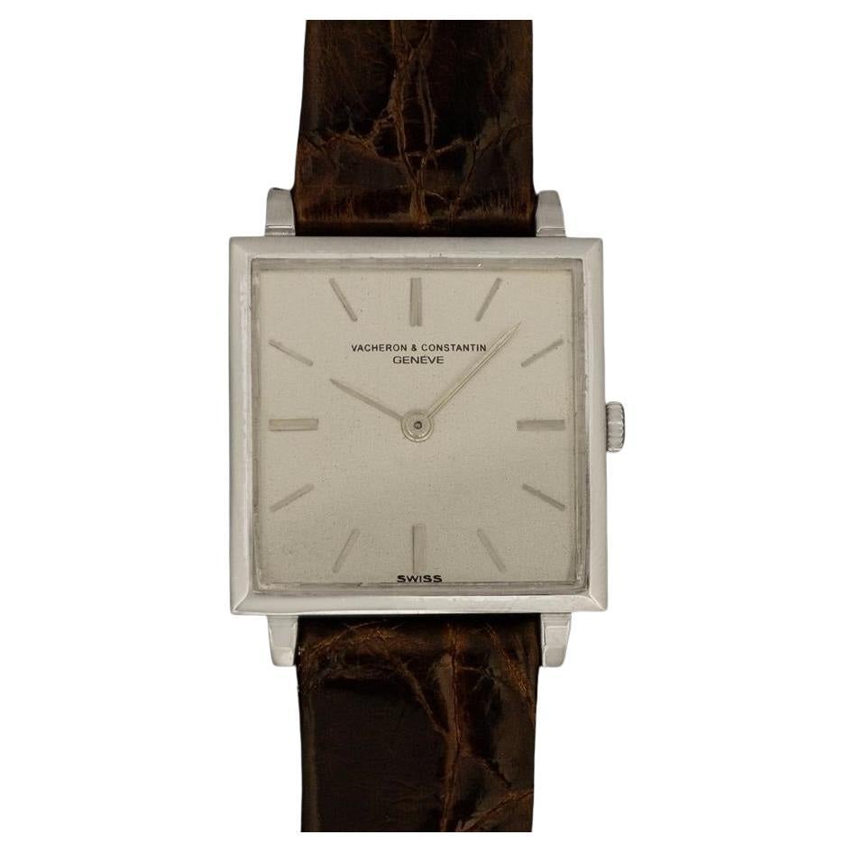 1960
s VACHERON 
CONSTANTIN "Extra-Flat" Vintage Mens 18K White Gold