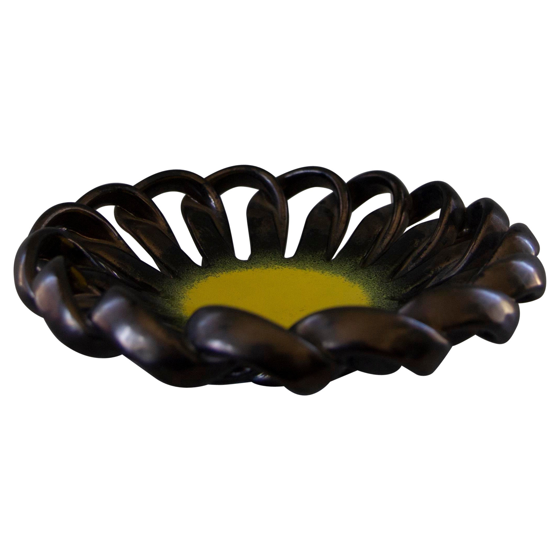 1960s Vallauris Bowl Designed by Jerome Massier, France