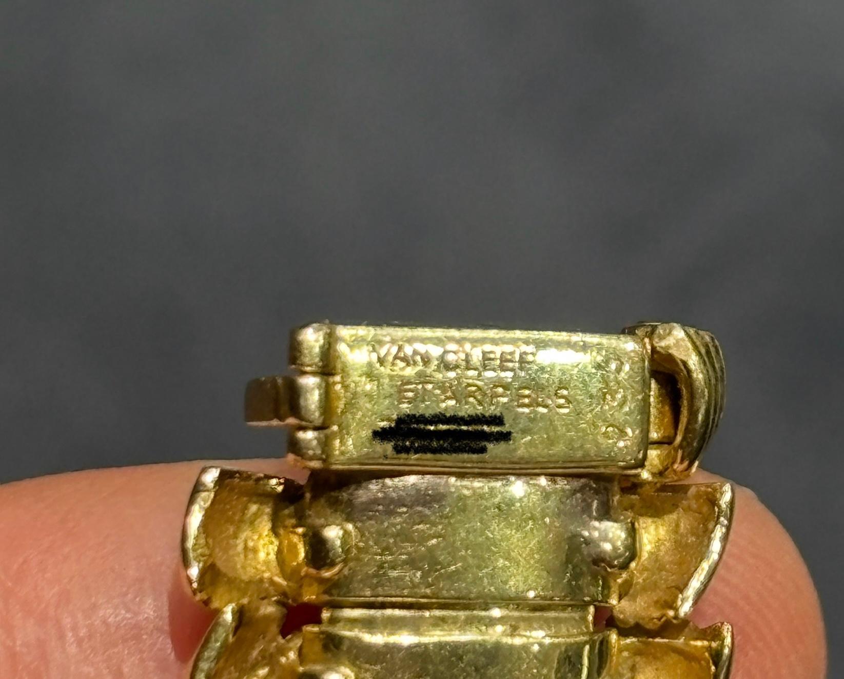 1960er Jahre Van Cleef & Arpels 18k Gold Armband im Angebot 2