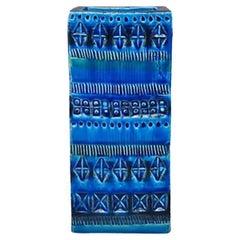 1960s Vase by Aldo Londi for Bitossi Blue Rimini Collection