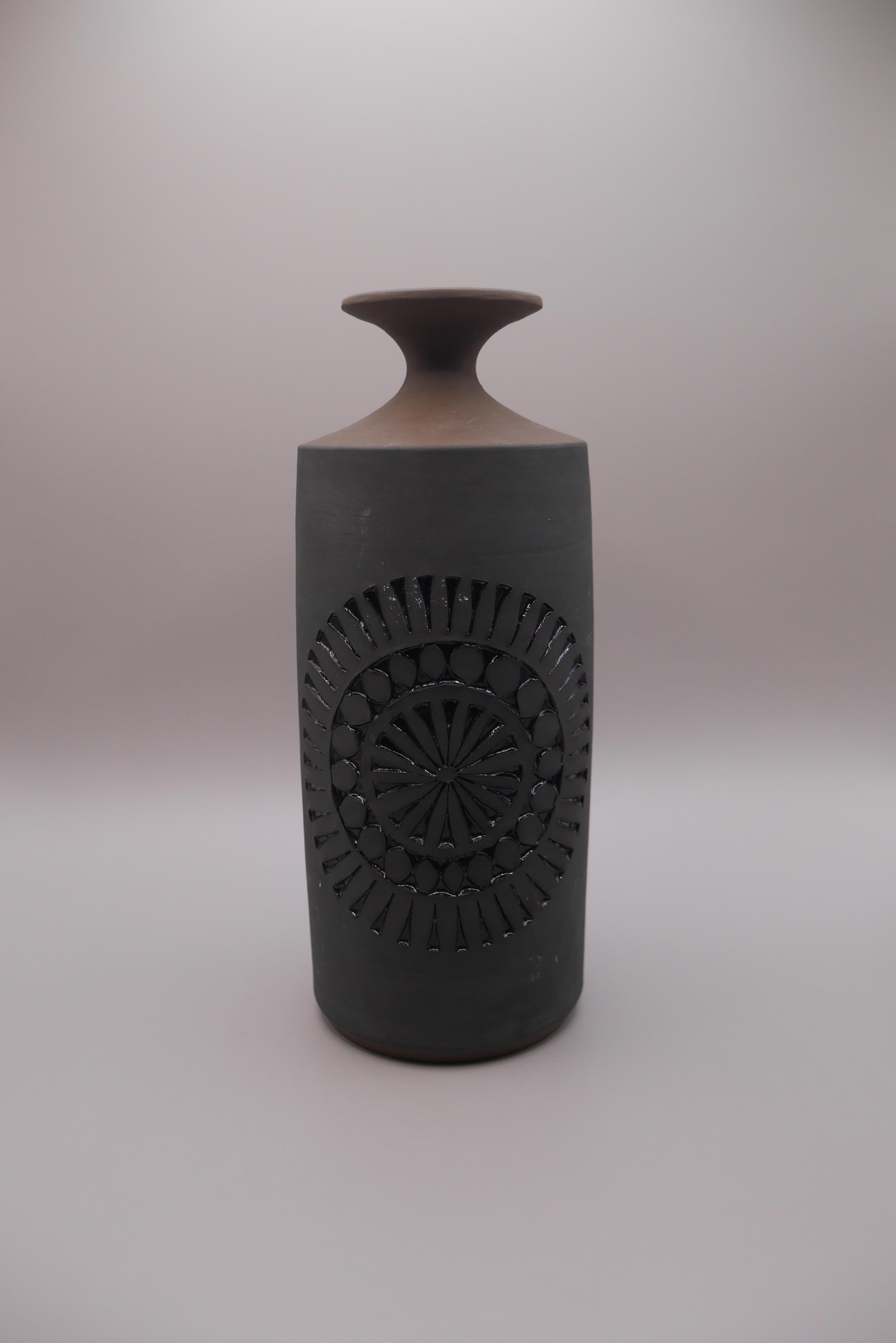 Ceramic 1960s, Vase from Alingsås, Sweden