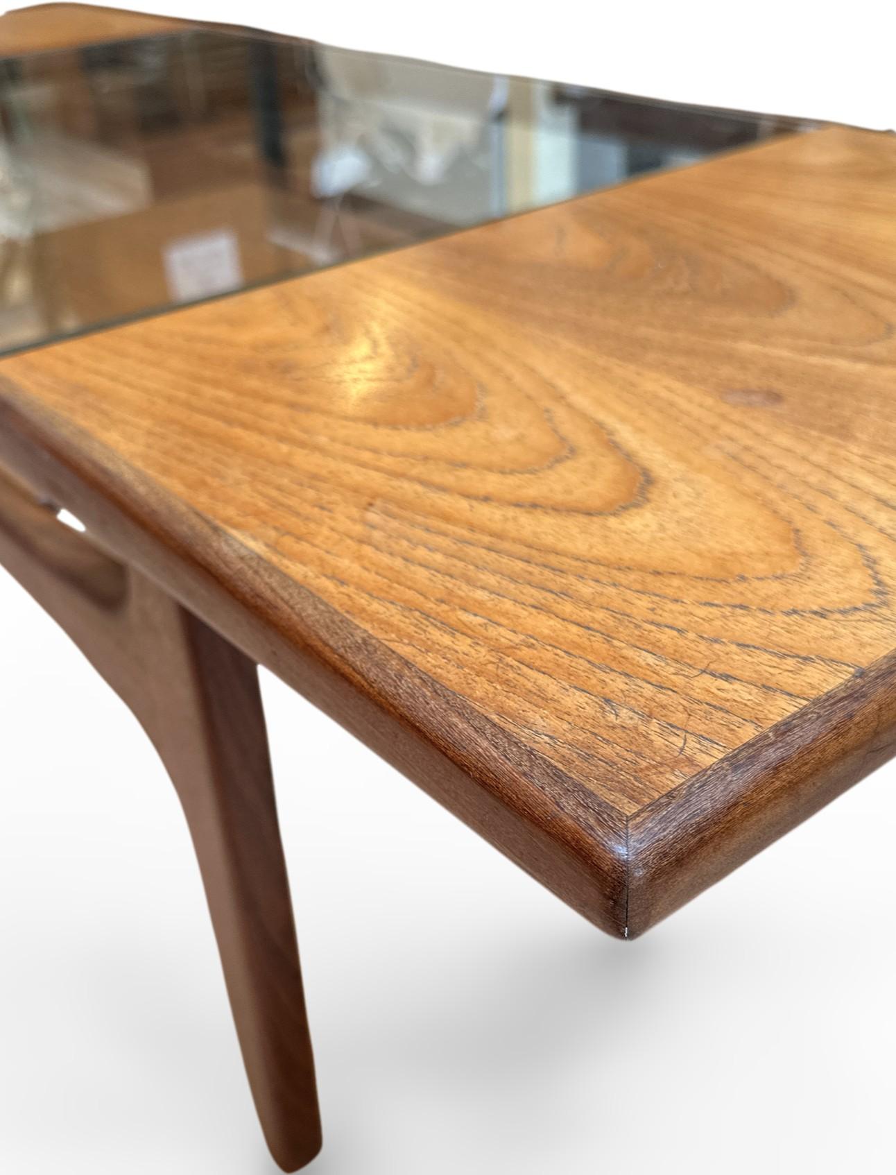 1960s VB Wilkins for G-Plan Mid-Century Teak and Glass Coffee Table 5