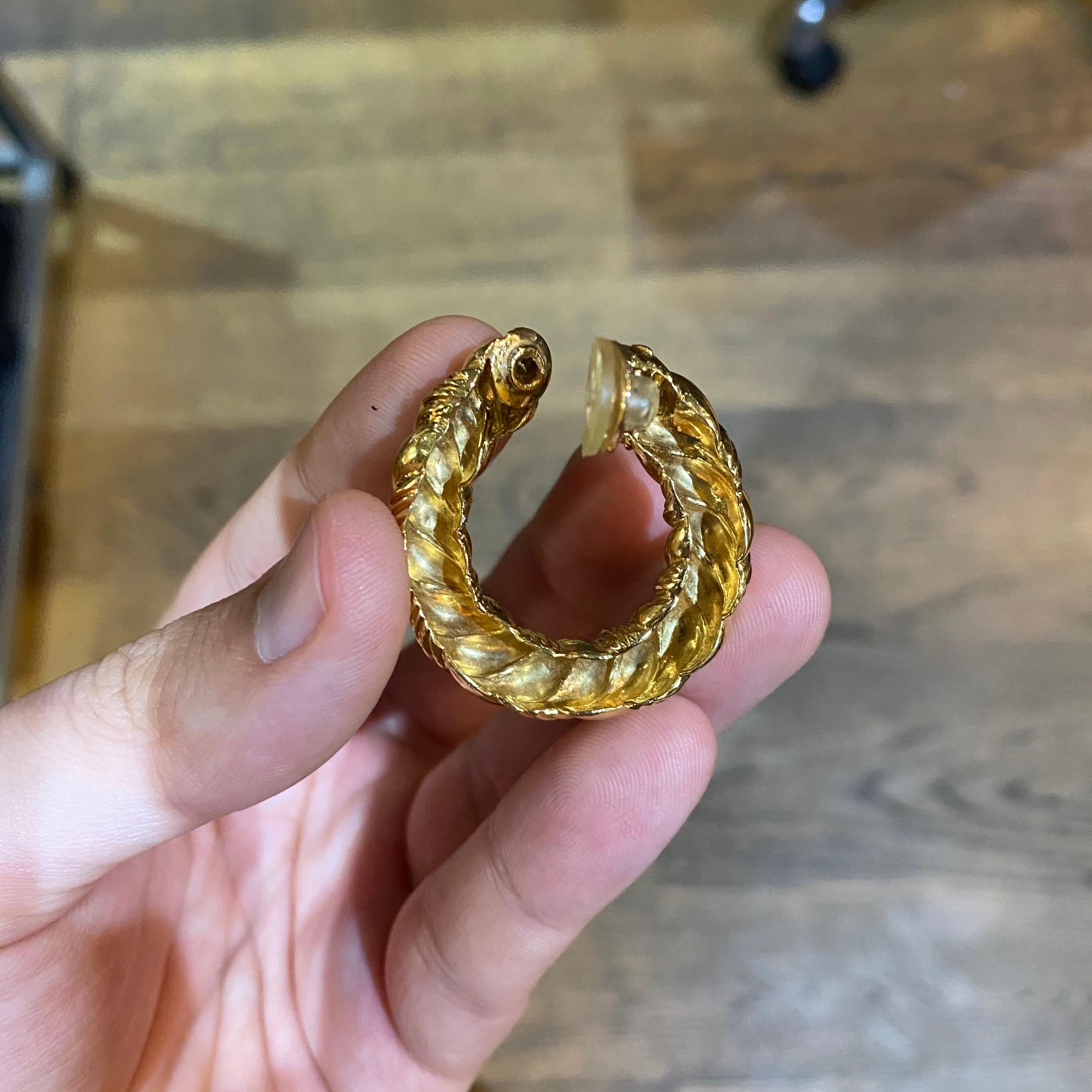 van cleef earrings hoop