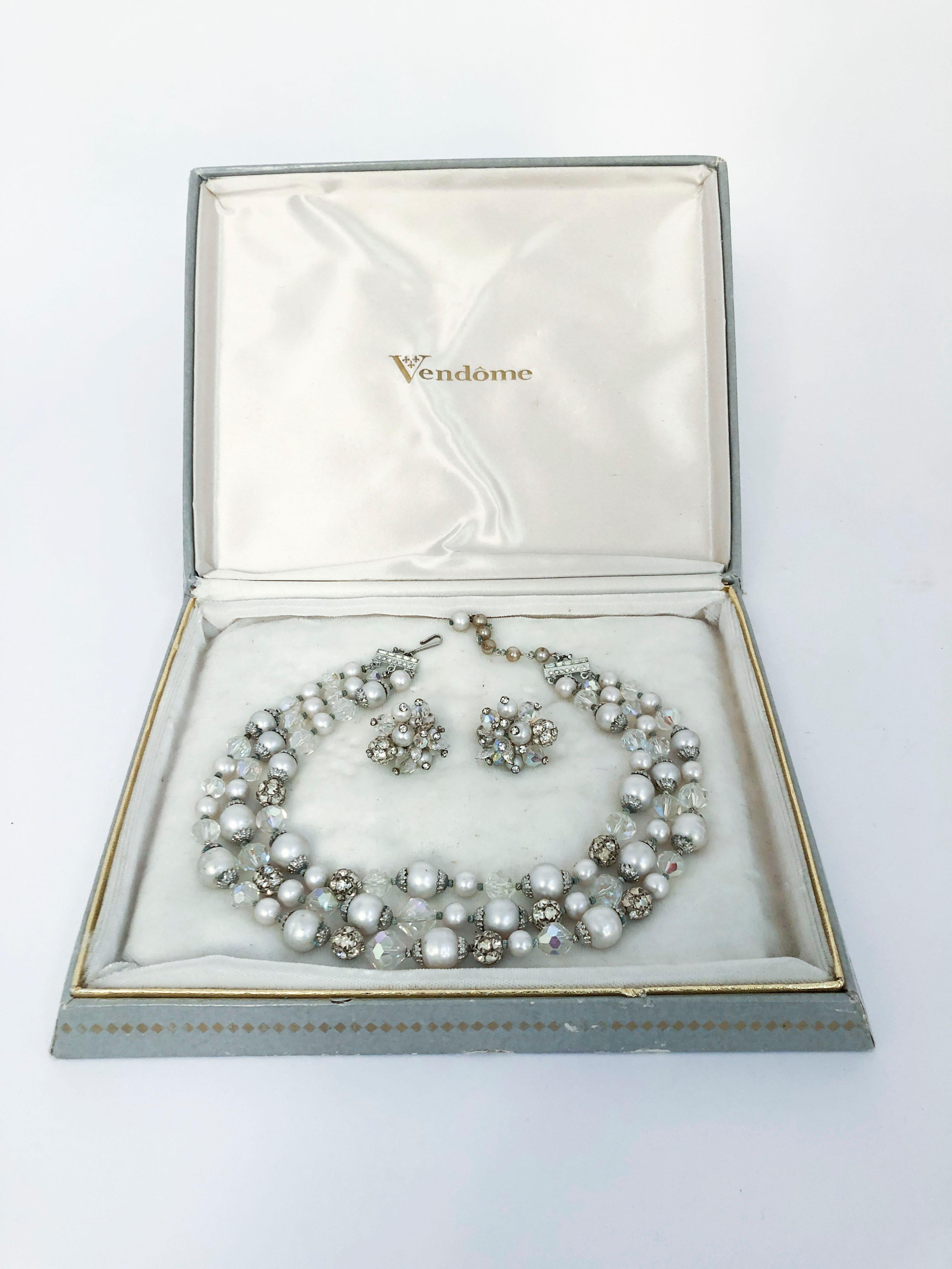 1960s Vendôme Necklace and Earring Set 1
