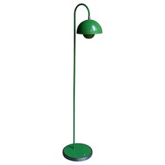 verner Panton:: 1960 - Rare lampadaire en forme de pot de fleurs en vert - Mid-Century Mad Men Mod