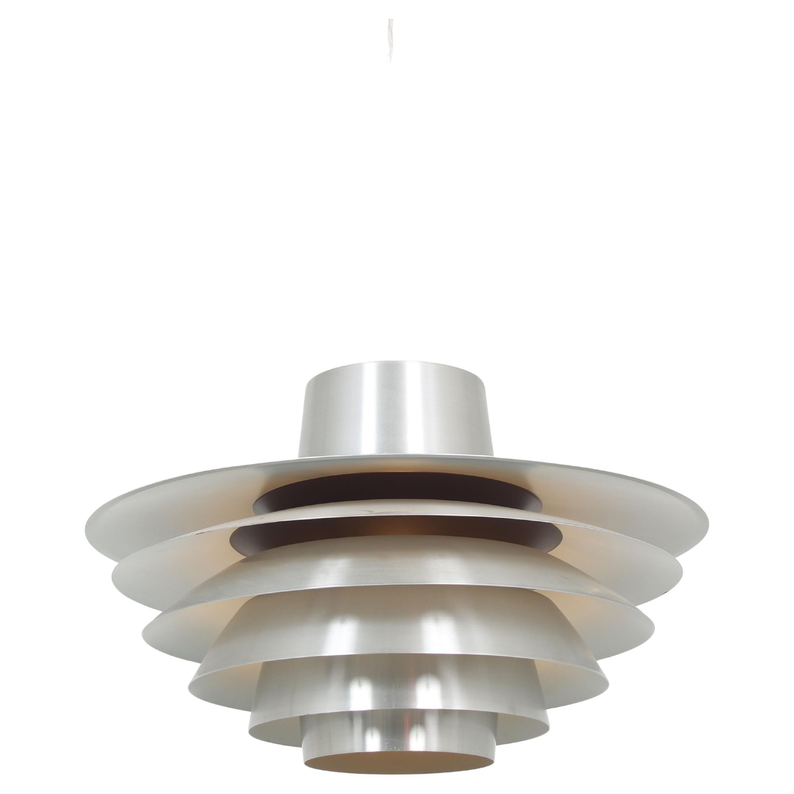 1960s “Verona” Hanging lamp by Svend Middelboe for Nordisk Solar, Denmark For Sale