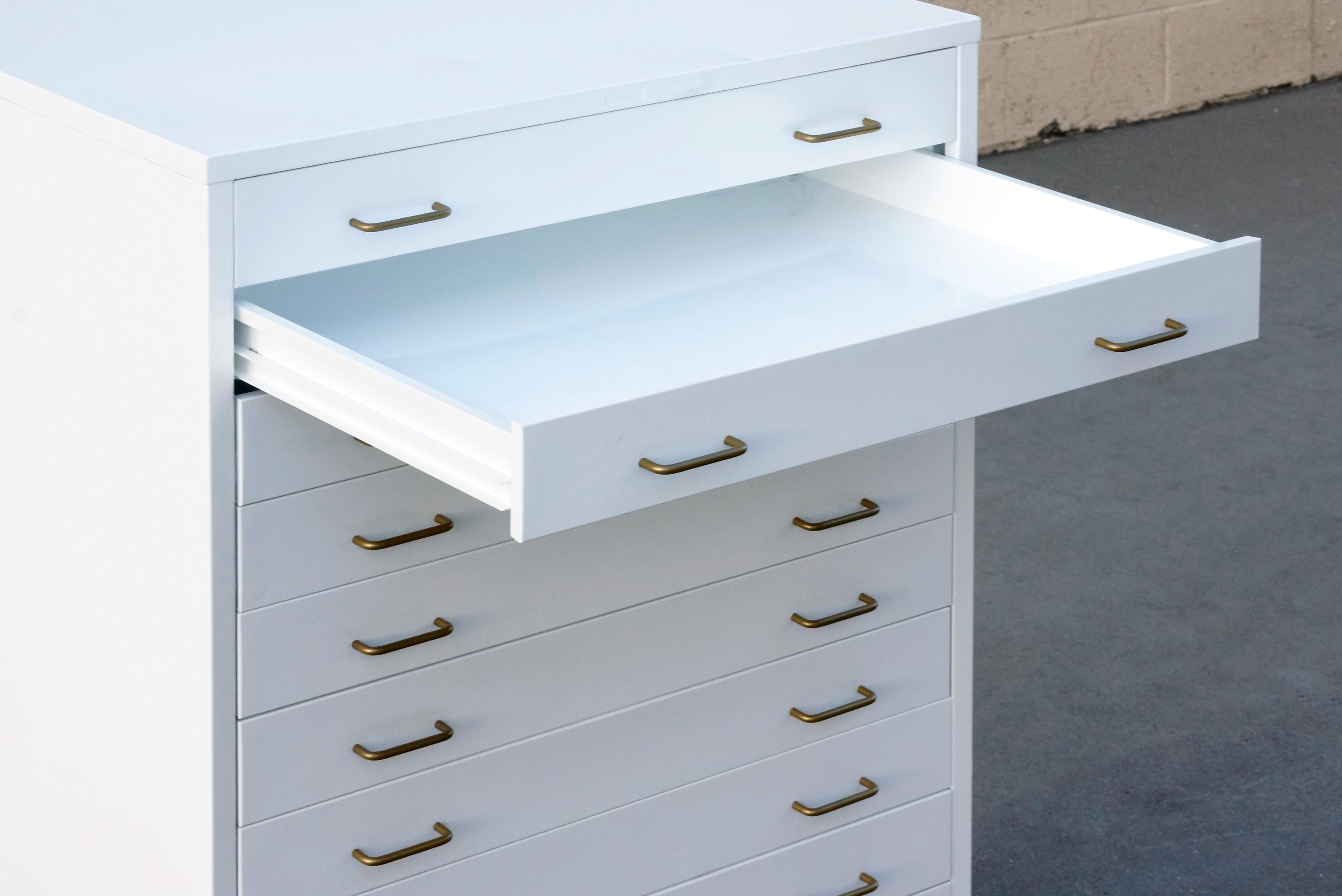 flat filing cabinet