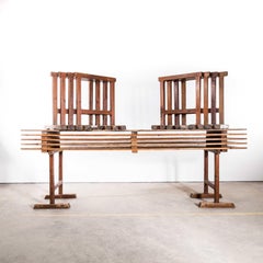 1960's Very Large French Trestle Dining Tables