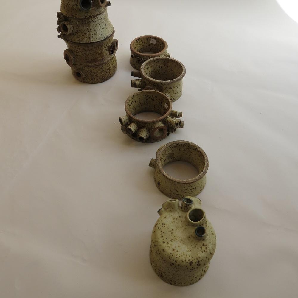 Scultura in studio Pottery molto grande prodotta a mano negli anni '60 in vendita 3