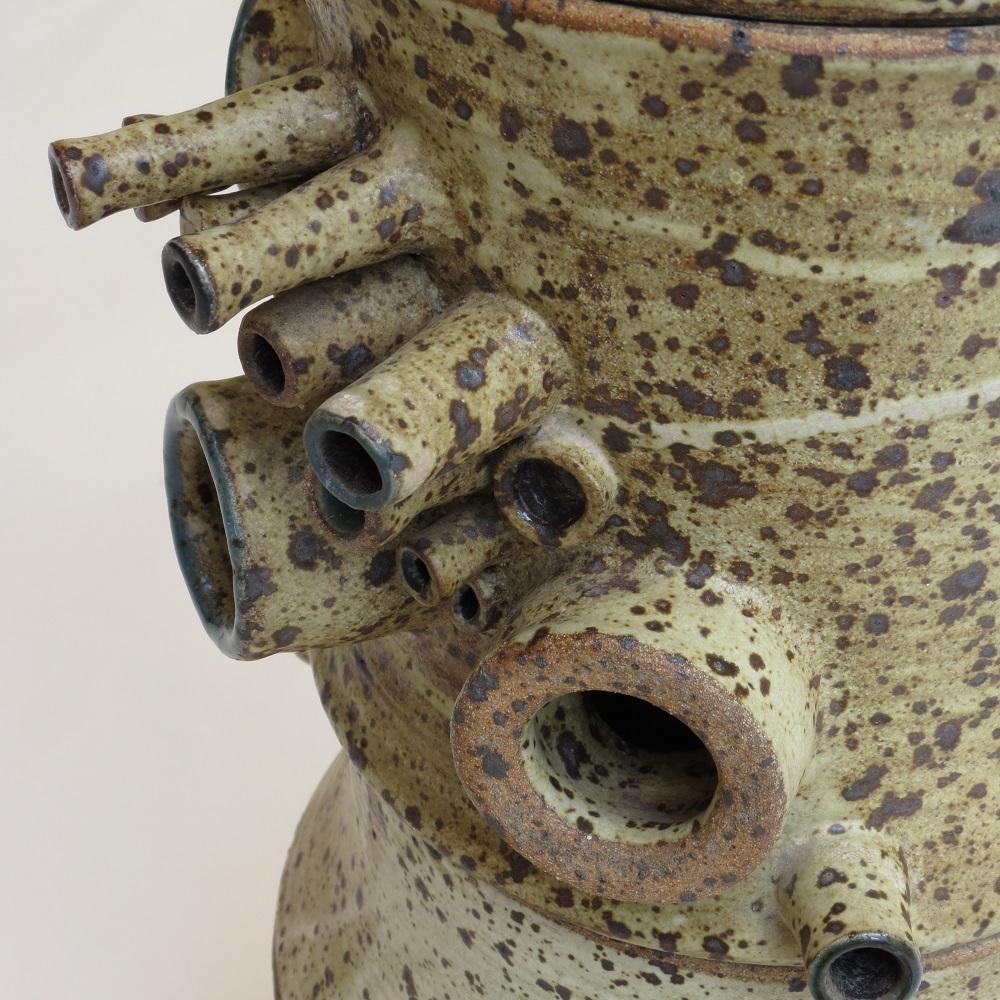 XX secolo Scultura in studio Pottery molto grande prodotta a mano negli anni '60 in vendita
