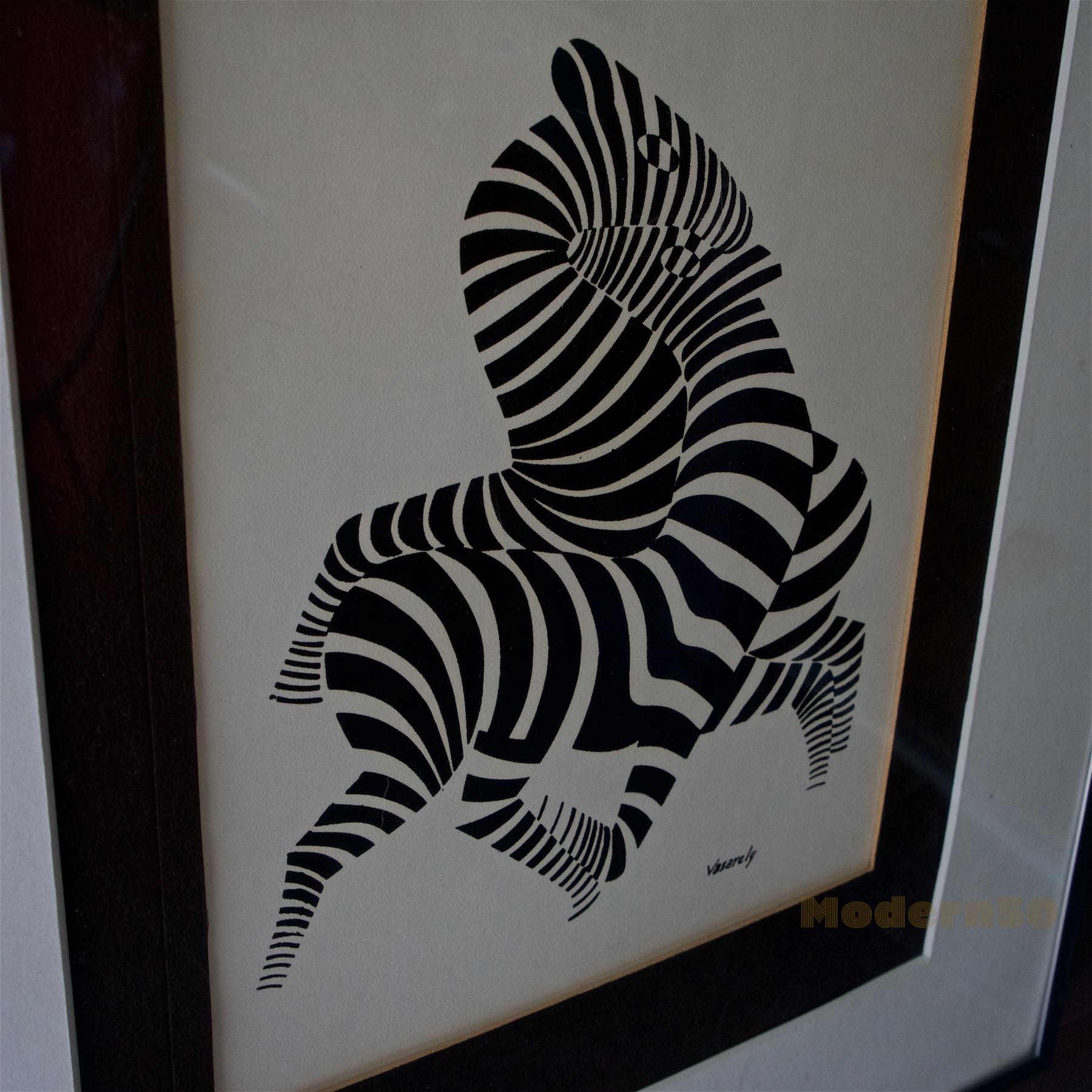 zebra op art